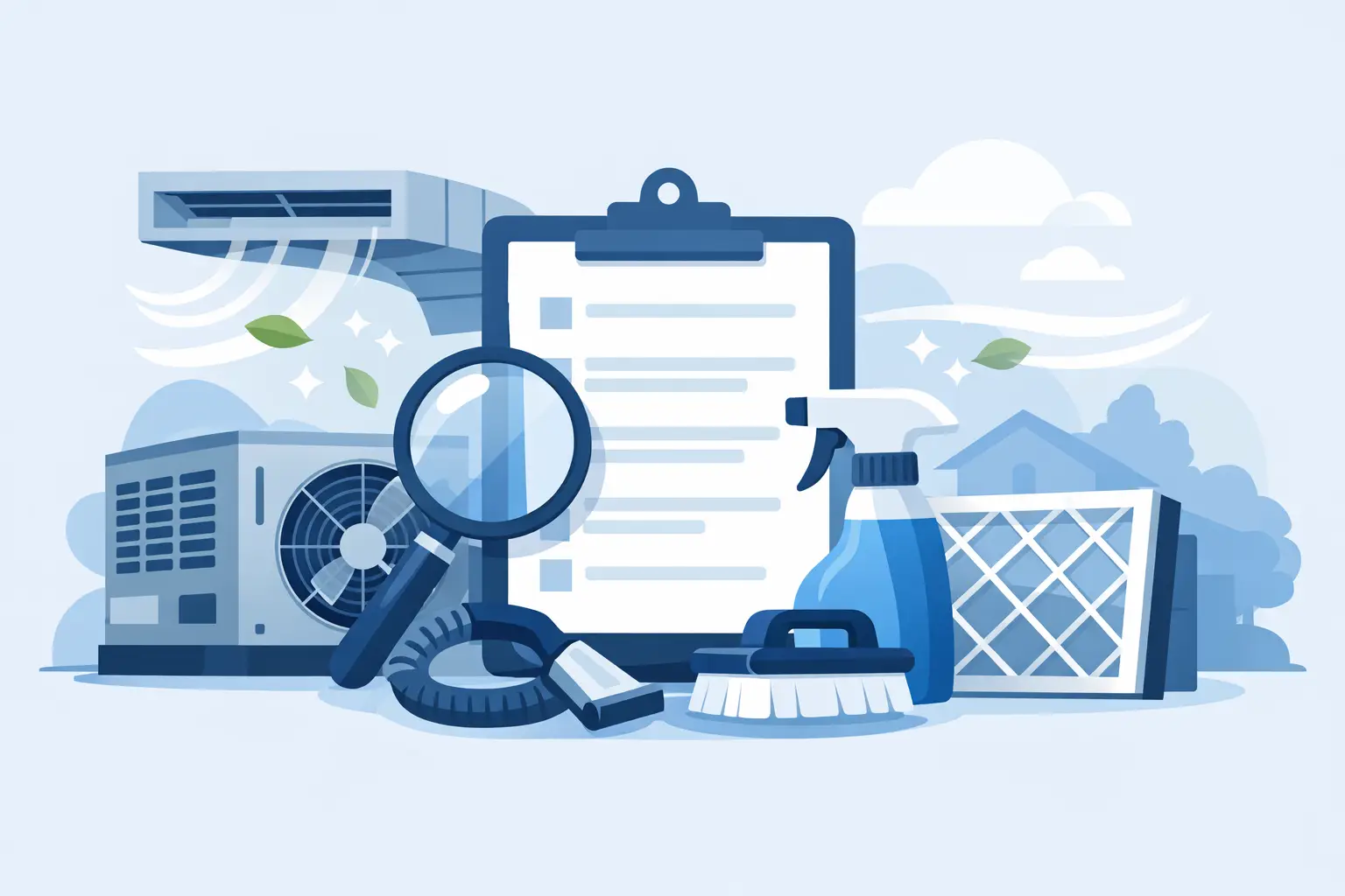 HVAC Cleaning Checklist for Cleaner Air