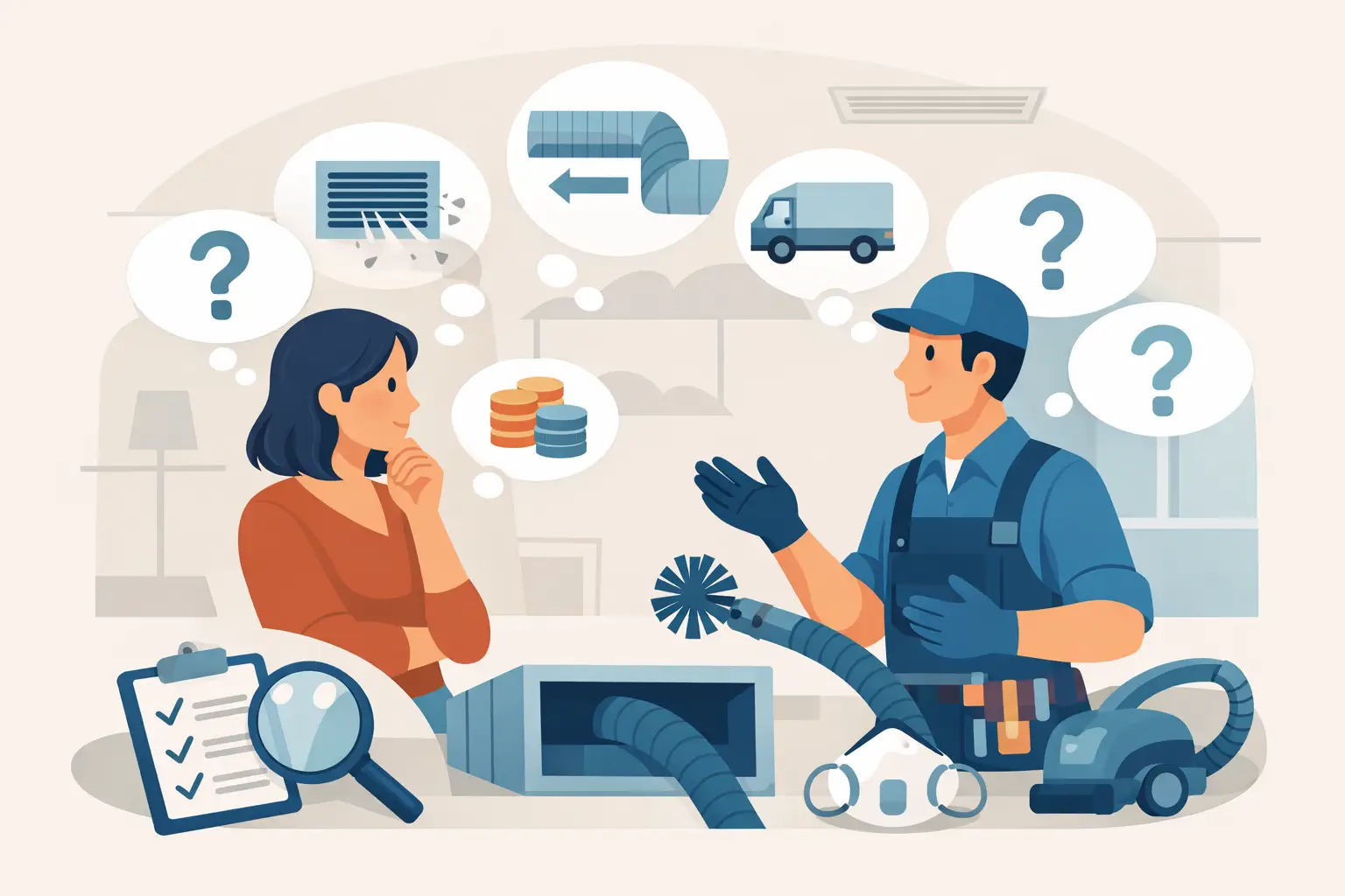 12 Questions to Ask Duct Cleaners Before Hiring