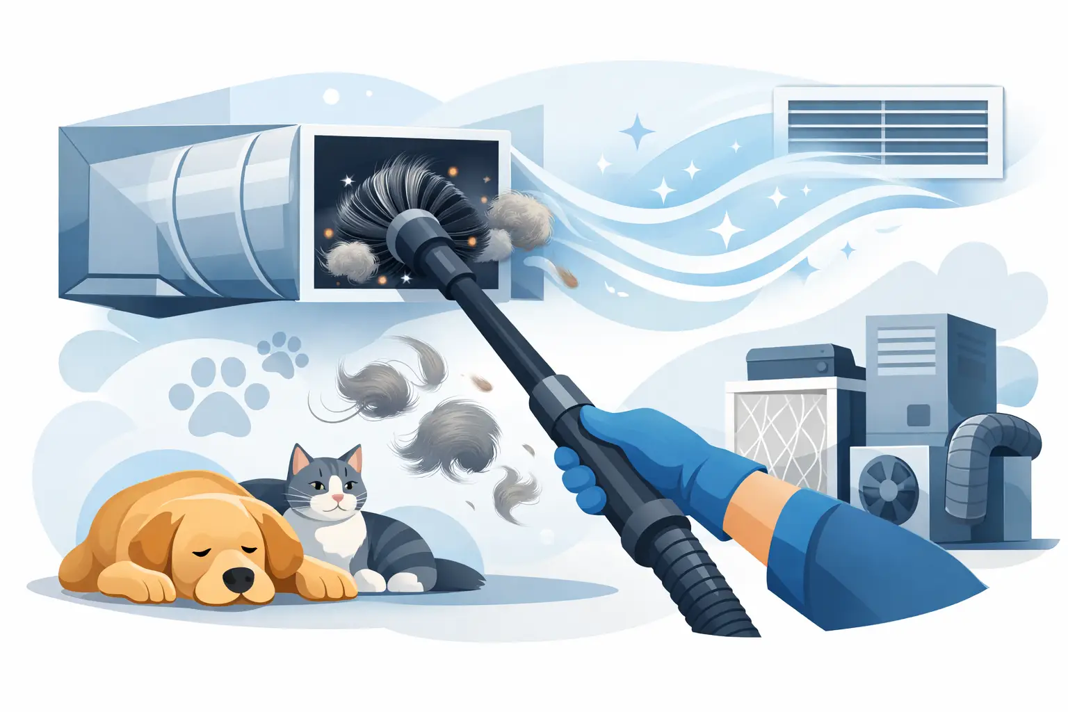 Air Duct Cleaning for Pet Hair That Works