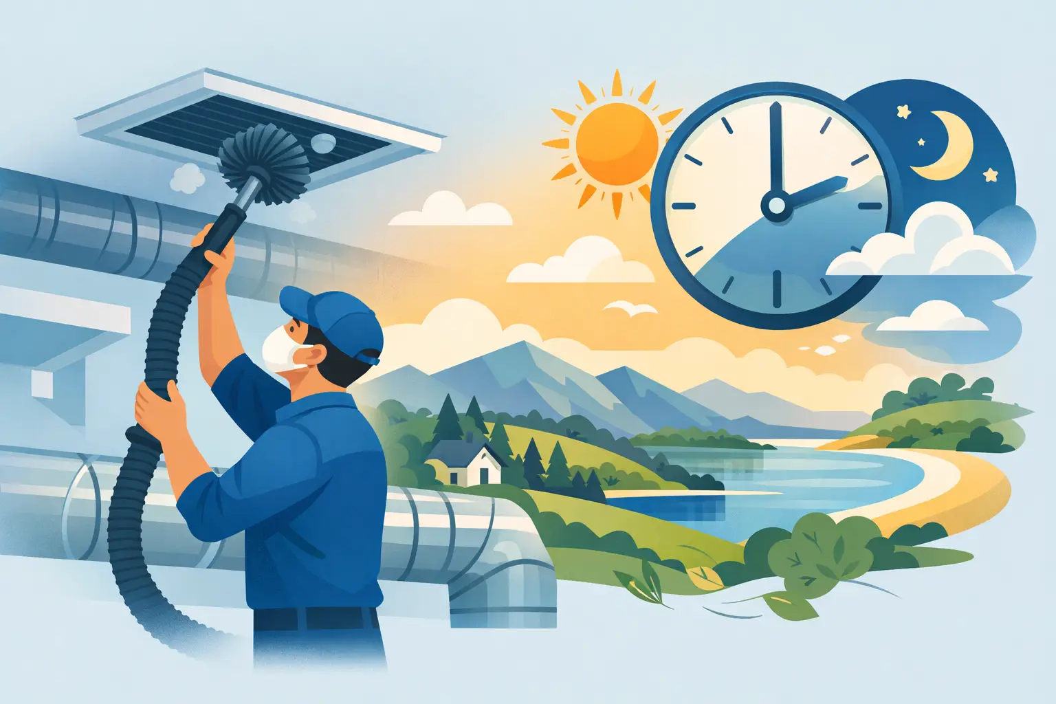 Best Time for Duct Cleaning in the Carolinas