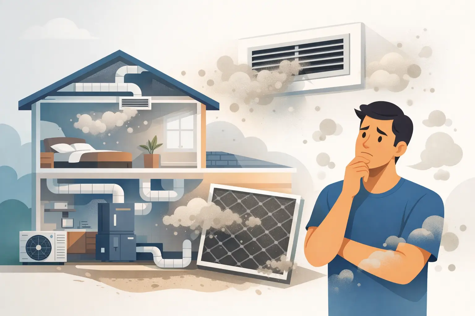 Dusty House From Vents? Find the Real Cause