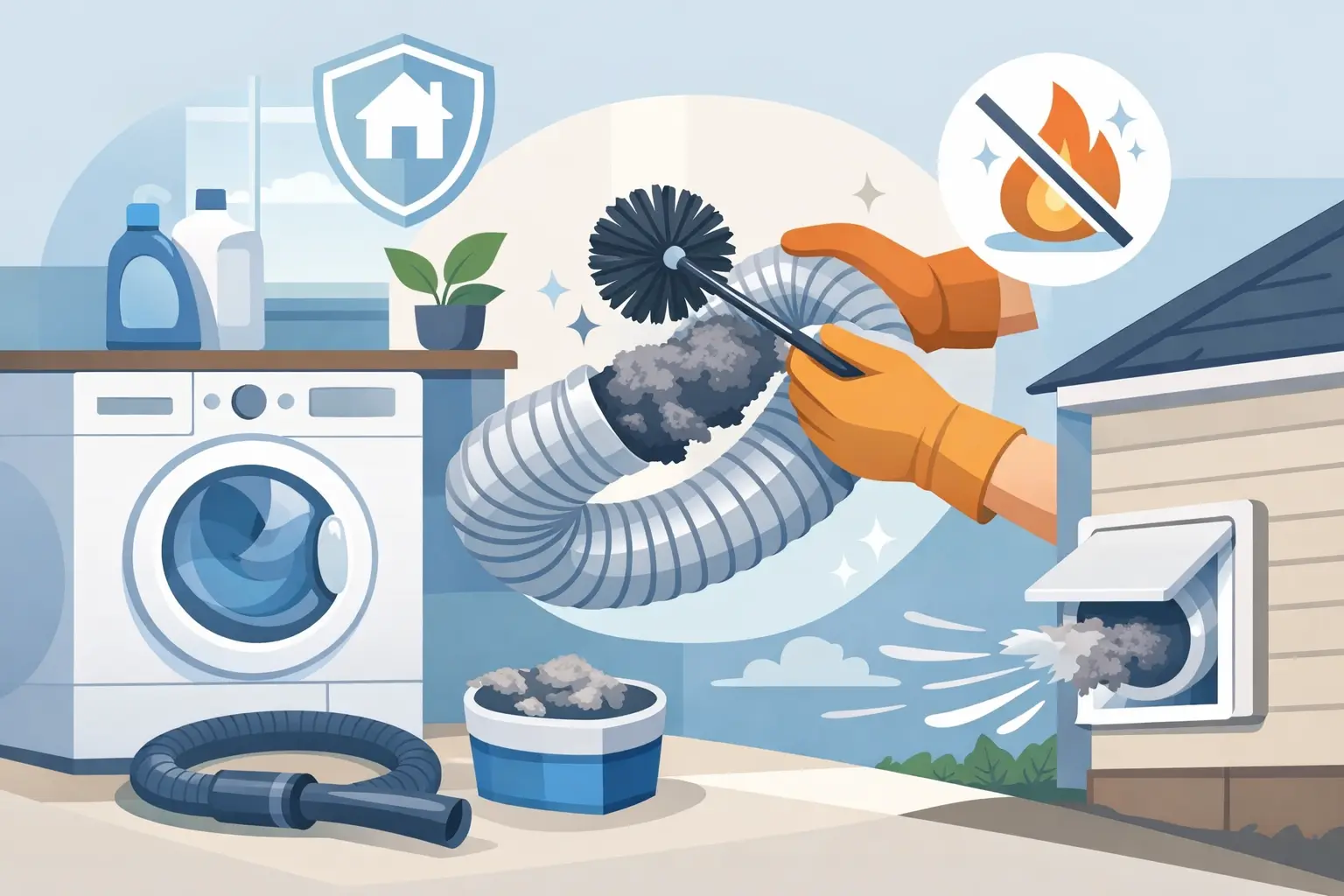 Home Dryer Vent Cleaning Guide for Safer Drying
