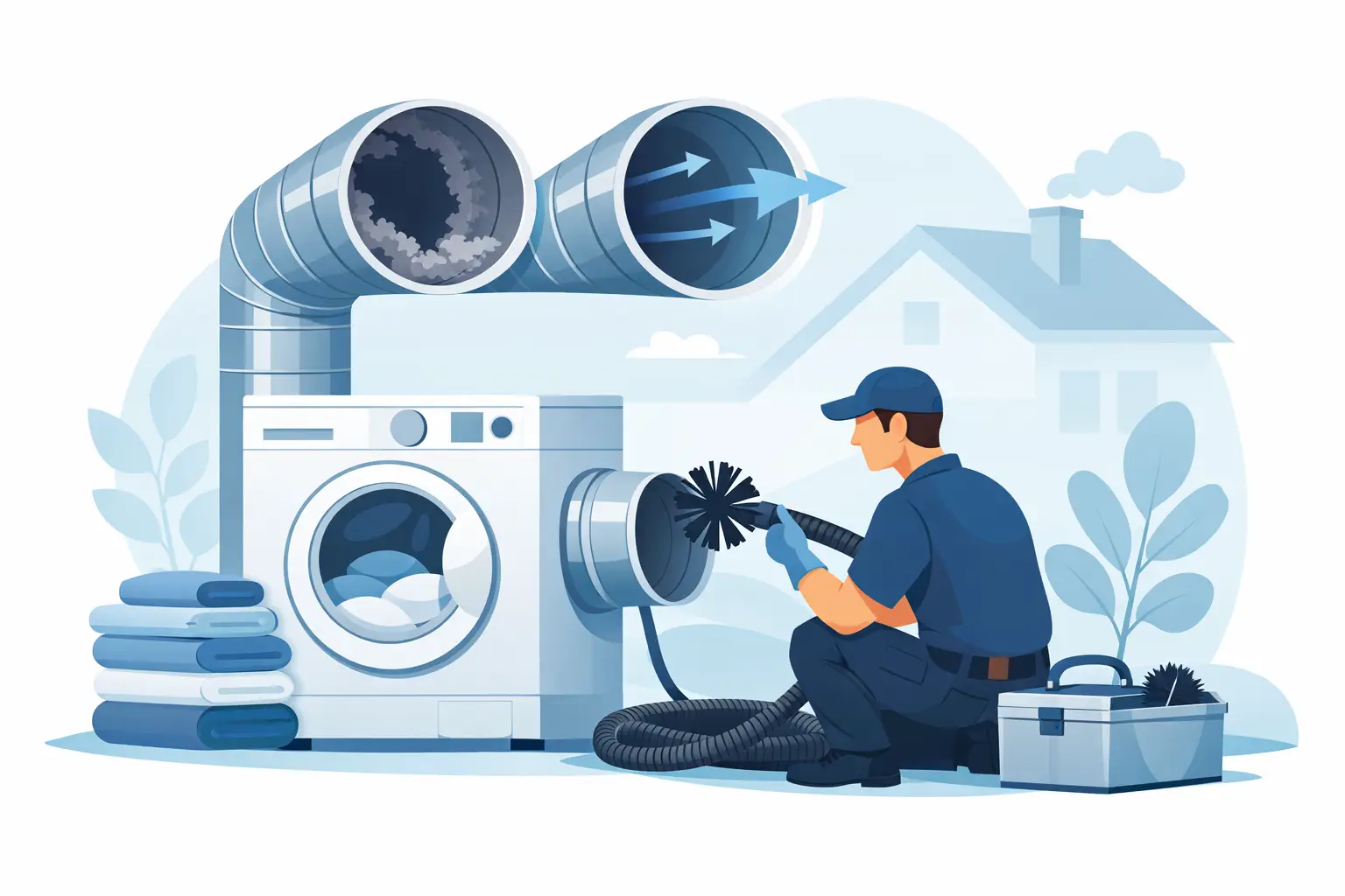 When Professional Dryer Exhaust Cleaning Is Due