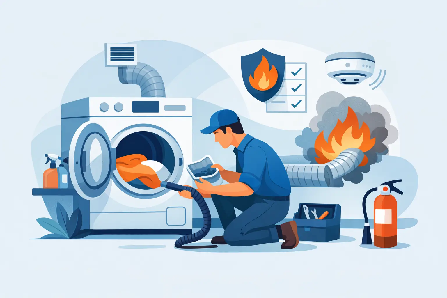 Dryer Safety Maintenance Tips That Prevent Fires